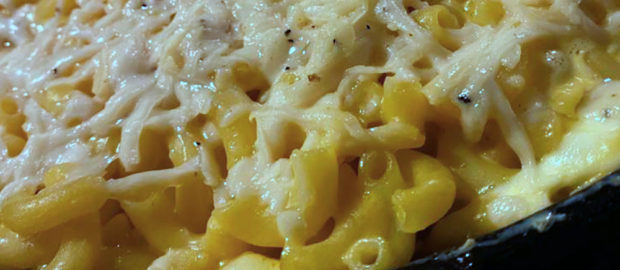 Mac and cheese de pollo