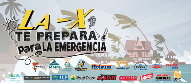 poster La X Te Prepara para las emergencias
