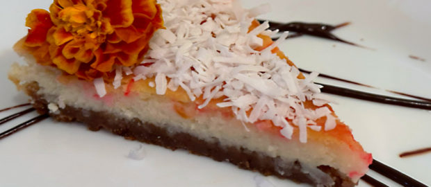 Cheesecake de Coco y jengibre