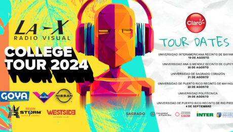 poster La X College Tour 2024